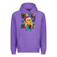 Purple santas favorite boy Premium Hoodie - MaliasSmallBusiness