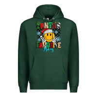 Sports Green santas favorite boy Premium Hoodie - MaliasSmallBusiness