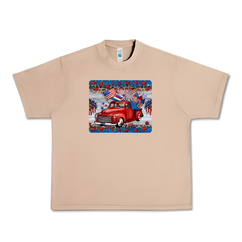American Truck 4th Of July Mousepad Urban Heavy Tee by BarkalooDesign | Teevron