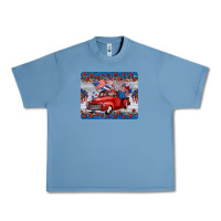 Pebble Blue american truck 4th of july mousepad Urban Heavy Tee - BarkalooDesign