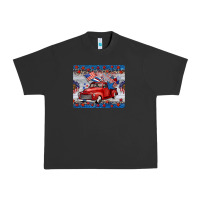 Pigment Black american truck 4th of july mousepad Urban Heavy Tee - BarkalooDesign
