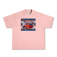 Salmon american truck 4th of july mousepad Urban Heavy Tee - BarkalooDesign