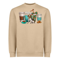 Mushroom beagle dog coffee cups Heavyweight Sweatshirt - texasbilliewilder