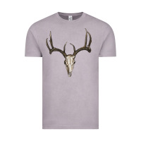 Vintage Zinc deer skull Vintage Tee - RanaPortraitStore