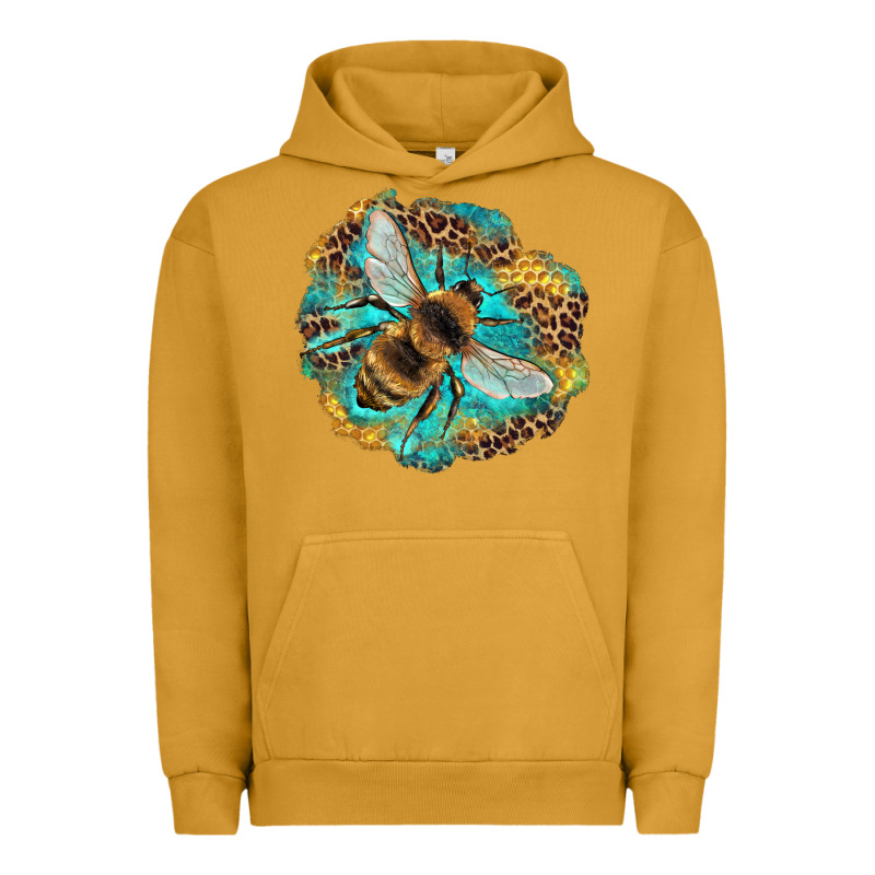 Leopard Honeycomb With Bee Urban Hoodie by Artiststas | Teevron