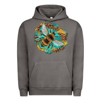 Pigment Tornado leopard honeycomb with bee Urban Hoodie - Artiststas