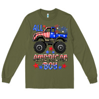 Army Green all american boy Long Sleeve Tee - HRA Design Shop