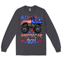 Smoke all american boy Long Sleeve Tee - HRA Design Shop
