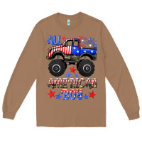 Toasted Coconut all american boy Long Sleeve Tee - HRA Design Shop
