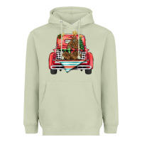 Matcha Christmas truck Heavyweight Hoodie - BarkalooDesign