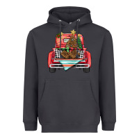 Smoke Christmas truck Heavyweight Hoodie - BarkalooDesign