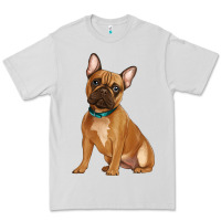 Dove Grey french bulldog Premium Tee - Artiststas
