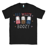 Black red white boozy Classic Tee - CowhideDigitalArt