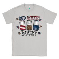 Moon Dust red white boozy Classic Tee - CowhideDigitalArt