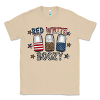 Mushroom red white boozy Classic Tee - CowhideDigitalArt