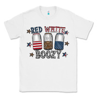 White red white boozy Classic Tee - CowhideDigitalArt