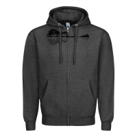 Charcoal Heather Nature Guitar Zipper Hoodie - Bettercallsaul