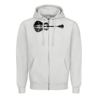Dove Grey Nature Guitar Zipper Hoodie - Bettercallsaul