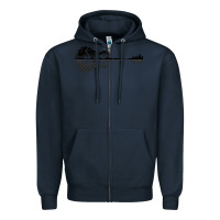 Navy Nature Guitar Zipper Hoodie - Bettercallsaul