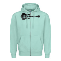Seafoam Nature Guitar Zipper Hoodie - Bettercallsaul