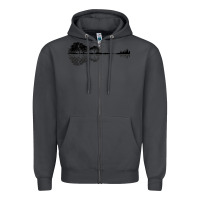 Smoke Nature Guitar Zipper Hoodie - Bettercallsaul