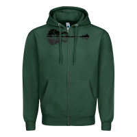 Sports Green Nature Guitar Zipper Hoodie - Bettercallsaul