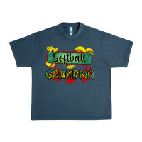 Midnight Navy softball grandma with leopard Urban Heavy Tee - Zillion Design Studio