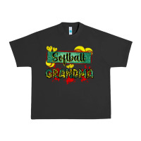 Pigment Black softball grandma with leopard Urban Heavy Tee - Zillion Design Studio