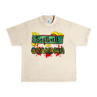 Sandshell softball grandma with leopard Urban Heavy Tee - Zillion Design Studio