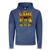 Vintage Denim I paused my game celebrate Juneteenth Vintage Hoodie - texasbilliewilder