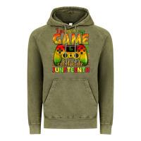 Vintage Olive I paused my game celebrate Juneteenth Vintage Hoodie - texasbilliewilder