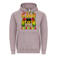 Vintage Zinc I paused my game celebrate Juneteenth Vintage Hoodie - texasbilliewilder