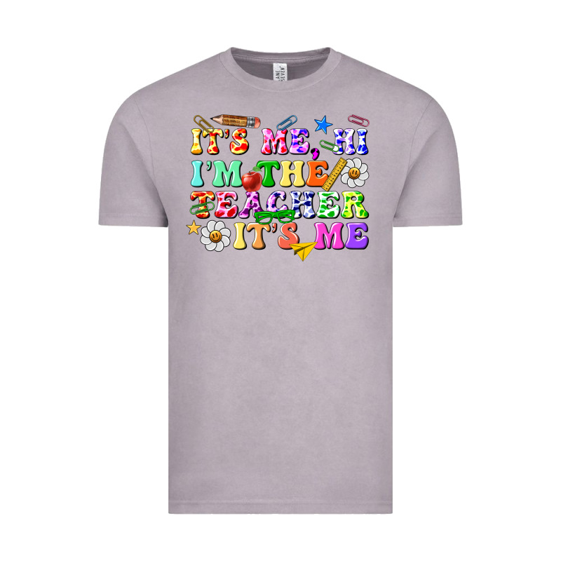 Its Me Hi Im The Teacher Its Me Vintage Tee by texasbilliewilder | Teevron