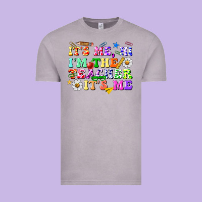 Its Me Hi Im The Teacher Its Me Vintage Tee Designed By Texasbilliewilder