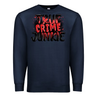 Navy true crime junkie Premium Sweatshirt - MaliasSmallBusiness