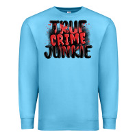Ocean Blue true crime junkie Premium Sweatshirt - MaliasSmallBusiness