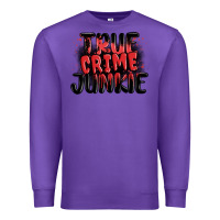 Purple true crime junkie Premium Sweatshirt - MaliasSmallBusiness