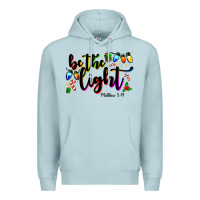 Blue Mist be the light matthew 5 14 Premium Hoodie - MaliasSmallBusiness