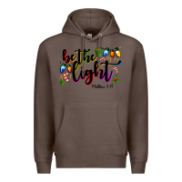 Coffee be the light matthew 5 14 Premium Hoodie - MaliasSmallBusiness