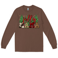 Chestnut jolly mama Long Sleeve Tee - FaDigitalArtStudio