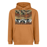 Cowhide Leopard Camouflage Heavyweight Hoodie | Teevron