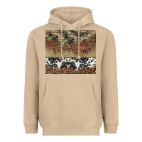 Mushroom cowhide leopard camouflage Heavyweight Hoodie - Jasminsmagicworld