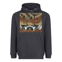 Smoke cowhide leopard camouflage Heavyweight Hoodie - Jasminsmagicworld
