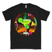 Black hispanic heritage month round earrings 2 Classic Tee - BundleAndBundleShop
