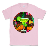 Bubblegum Pink hispanic heritage month round earrings 2 Classic Tee - BundleAndBundleShop