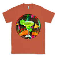 Copper hispanic heritage month round earrings 2 Classic Tee - BundleAndBundleShop
