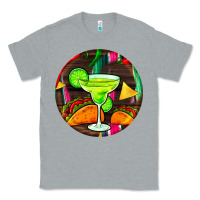 Heather Grey hispanic heritage month round earrings 2 Classic Tee - BundleAndBundleShop