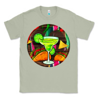 Matcha hispanic heritage month round earrings 2 Classic Tee - BundleAndBundleShop
