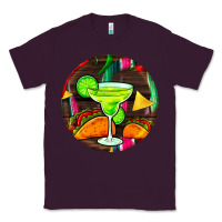 Plum hispanic heritage month round earrings 2 Classic Tee - BundleAndBundleShop