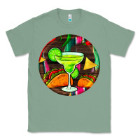 Sage hispanic heritage month round earrings 2 Classic Tee - BundleAndBundleShop